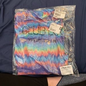 Club Exx Rainbow Mesh Dress